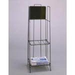 QUARTER FOLD NEWSPAPER DISPLAY RACK