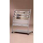 THREE-TIER NEWSPAPER RACK